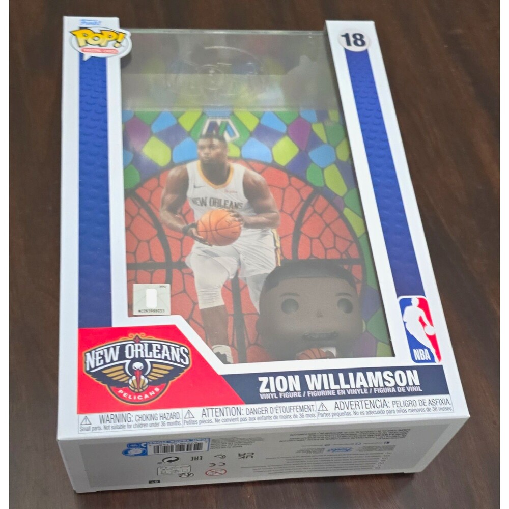 Funko Pop! Trading Cards NBA Zion Williamson #18 Pelicans Vinyl Figure